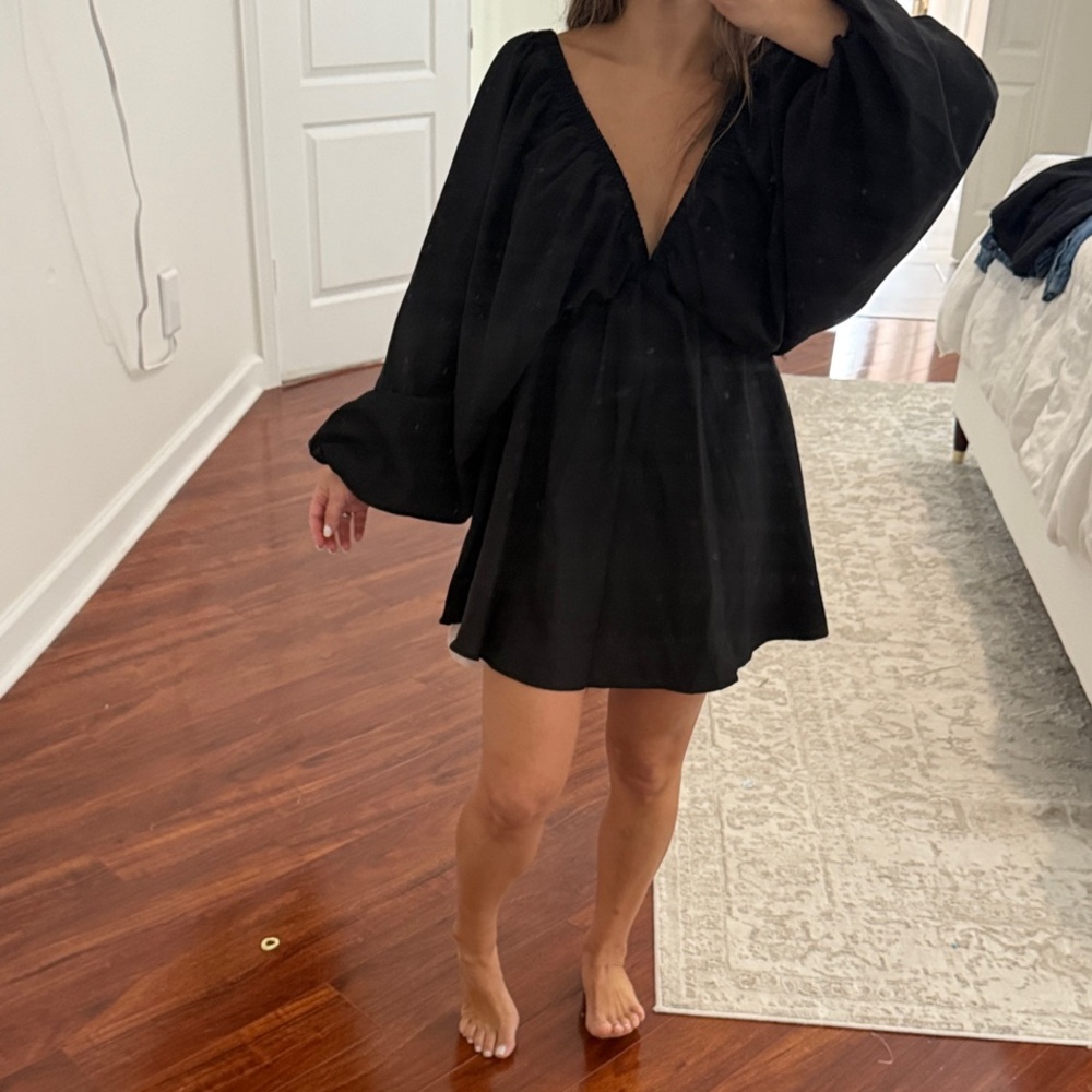 SHEIN Black Mini Dress